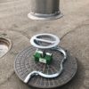Magnetic Boom Manhole Lifter with Tube Clamp